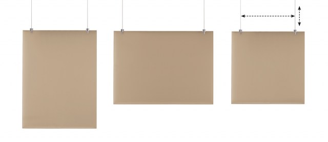 BAFFLE SOUND ABSORBING CEILING SYSTEM